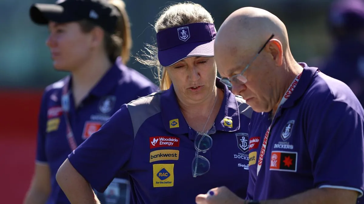 Fremantle AFLW coach Lisa Webb says her side will draw on AFL team for inspiration after season-opening defeat