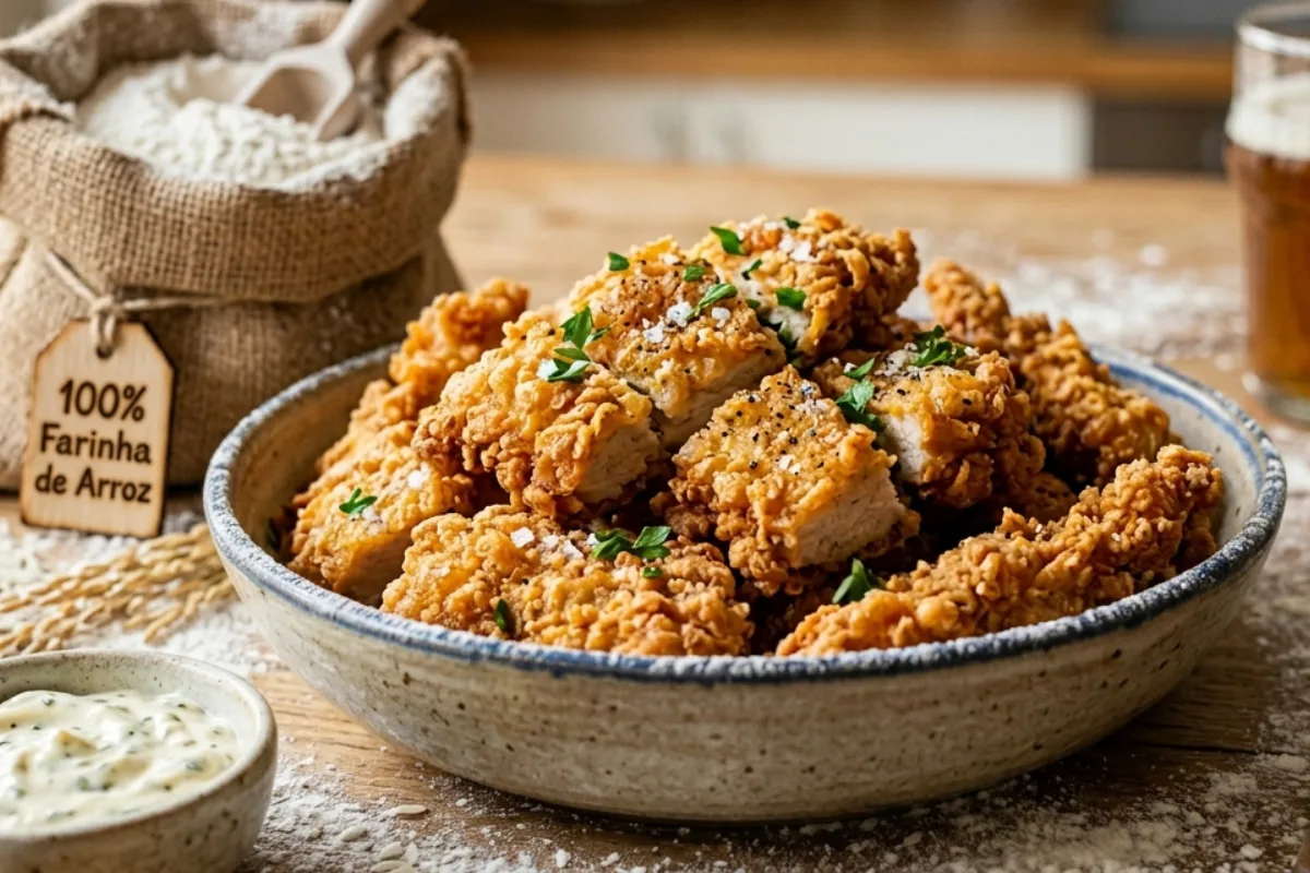 Amido e vinagre deixam o frango frito muito mais crocante, ensina chef