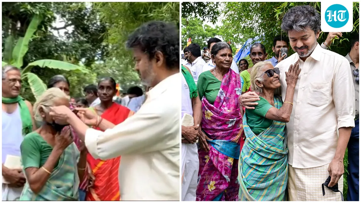 CM Vijay gifts his Dior sunglasses to elderly woman, sweet gesture goes viral: ‘Looked just like in movies’