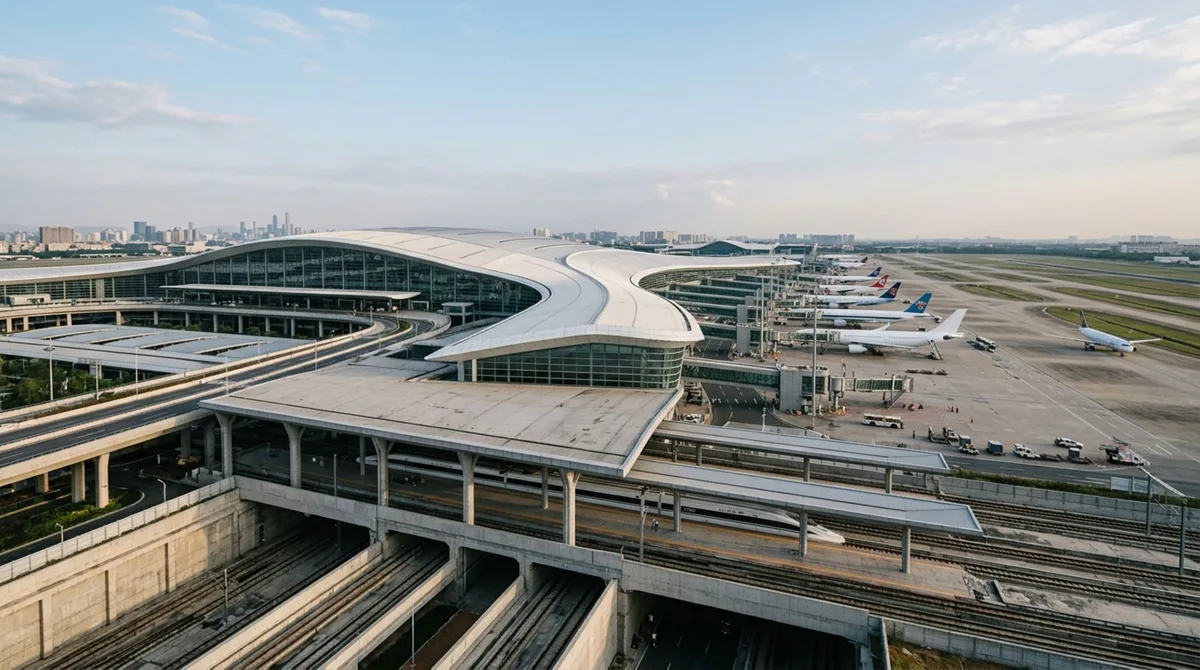 Saiba como engenheiros cavaram uma megaestação ferroviária sob um aeroporto internacional sem interromper os aviões