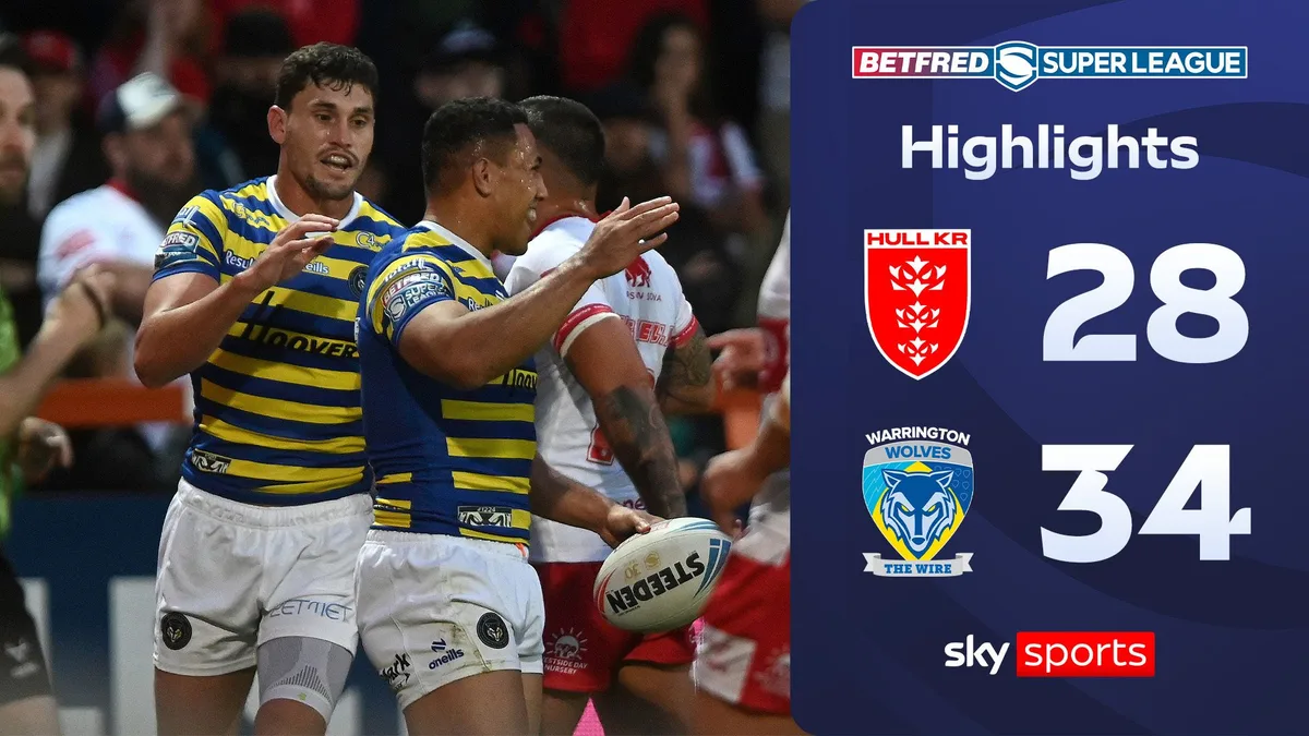 Warrington continue title hunt with HUGE victory against Hull KR