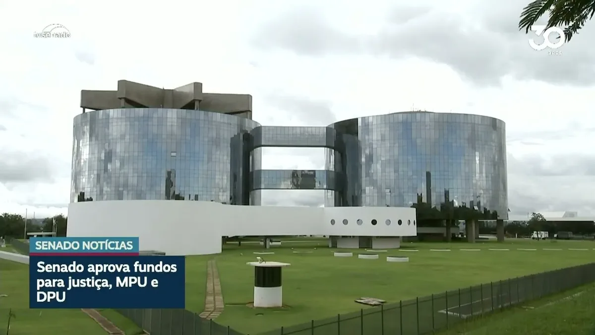 Vídeo: Senado aprova fundos para fortalecer Justiça, Defensoria e MP
