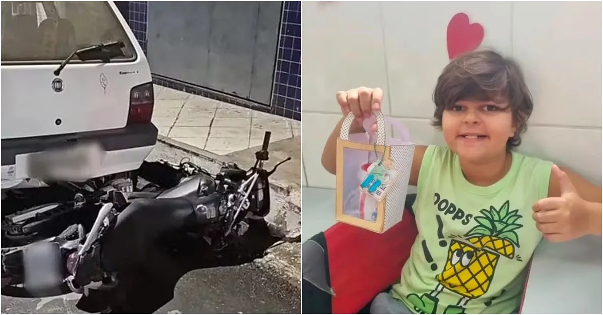 Justiça solta motociclista que atropelou e matou menino de 10 anos na faixa de pedestres em Piraúba