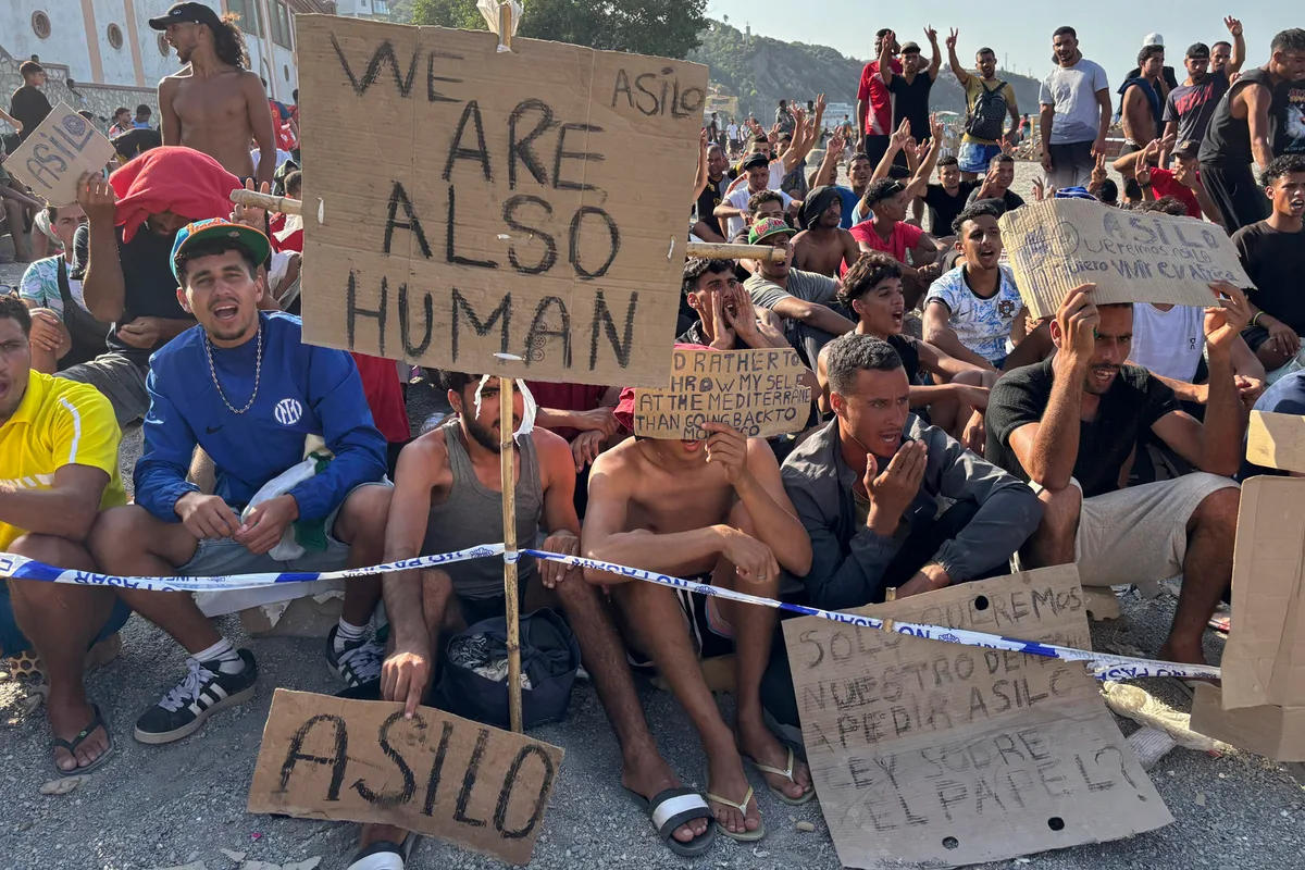 La llegada de migrantes a Ceuta ya se había triplicado antes de la entrada masiva