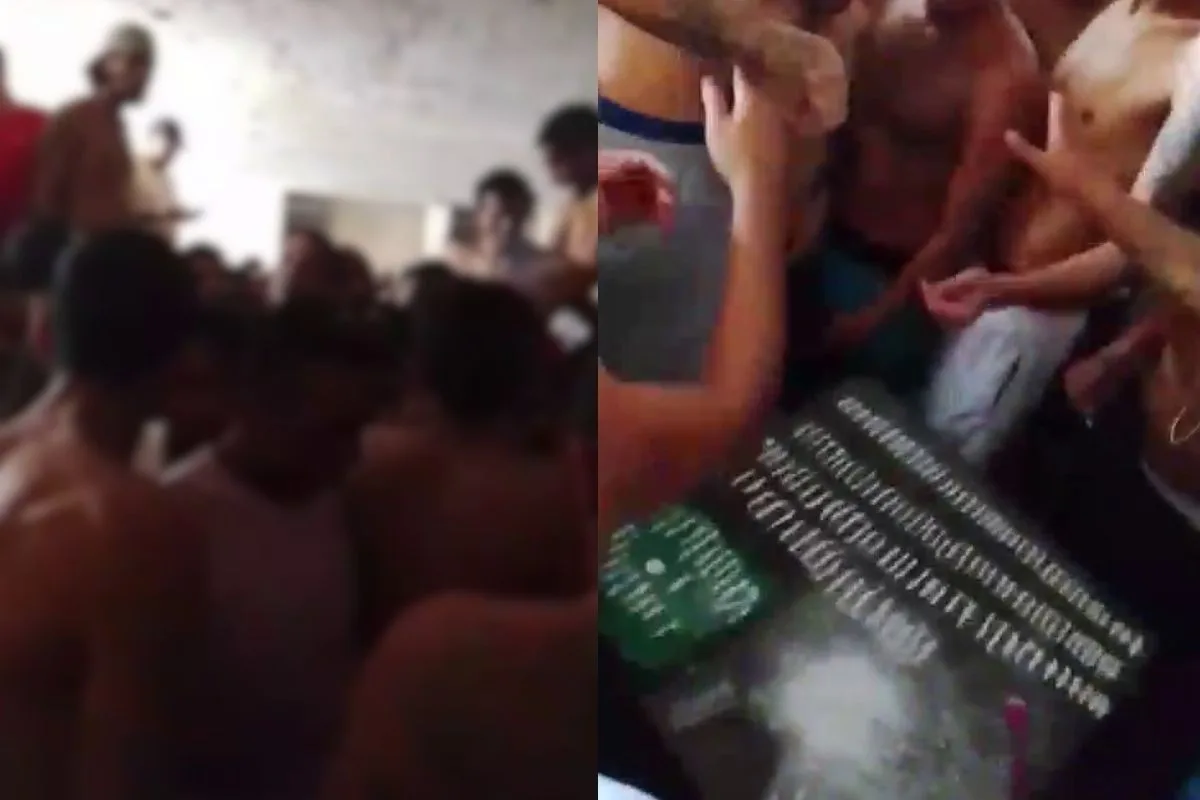 Operação transfere presos que comemoraram aniversário de facção com 'bolo' de cocaína em presídio de MS