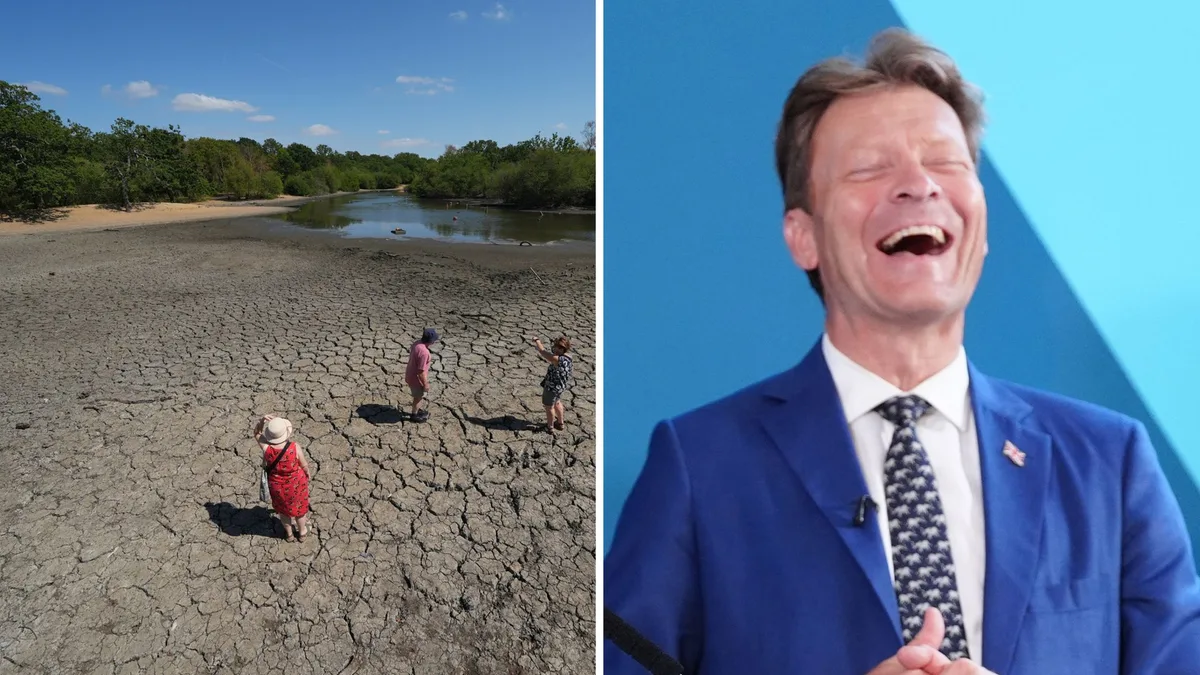 New hosepipe ban begins - after Reform deputy celebrates positive impact of climate change