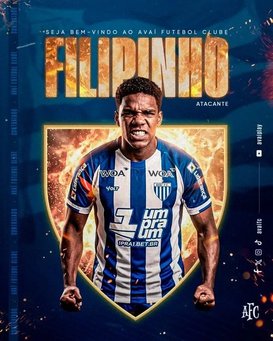 Avaí anuncia atacante do Bragantino por empréstimo