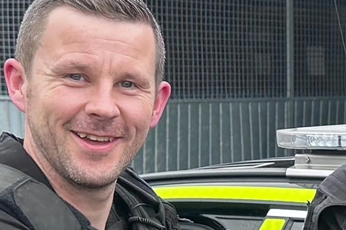 Officer killed in wrong-way A66 crash was ‘our hero’, family says