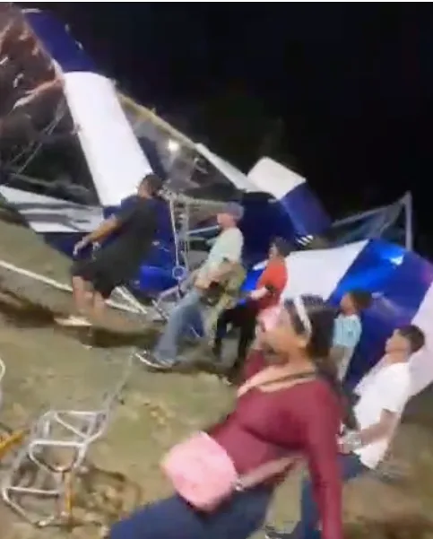 Siete lesionados tras falla mecánica en parque de El Callao