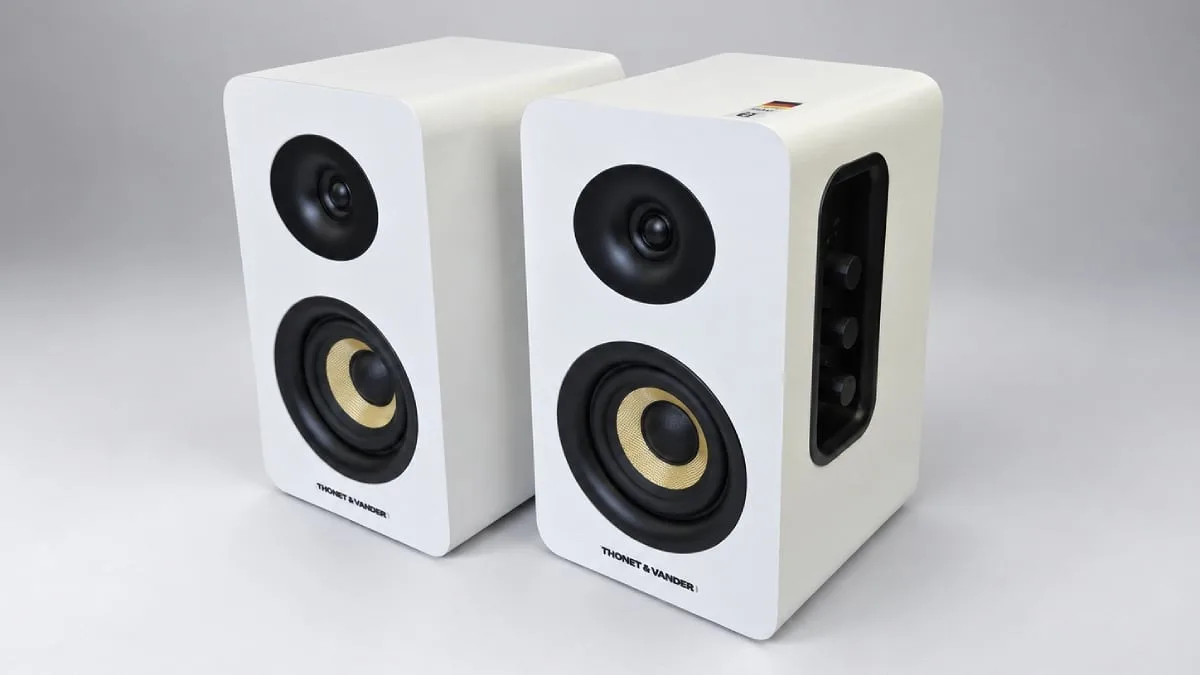 Parlantes compactos con sonido grande: cómo son los Thonet & Vander Kumpel