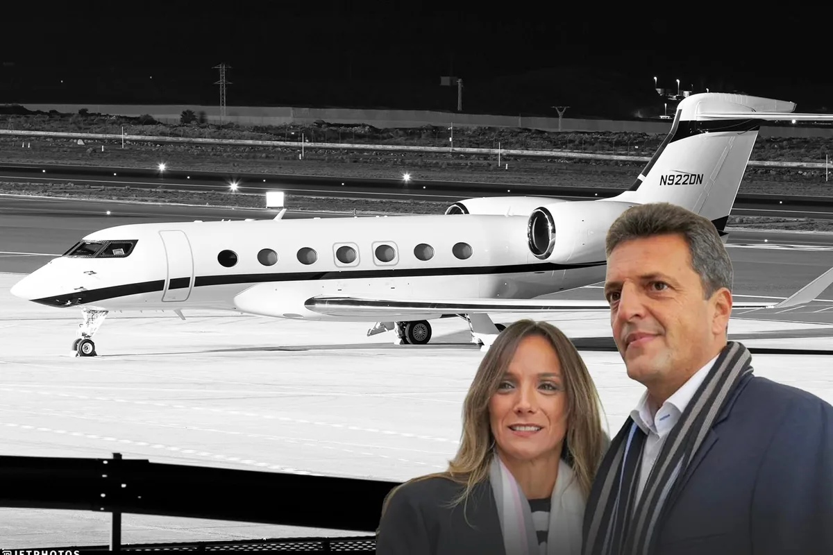 Al Caribe en avión privado: el viaje de Massa con su esposa y amigos en medio del retorno a la discusión electoral