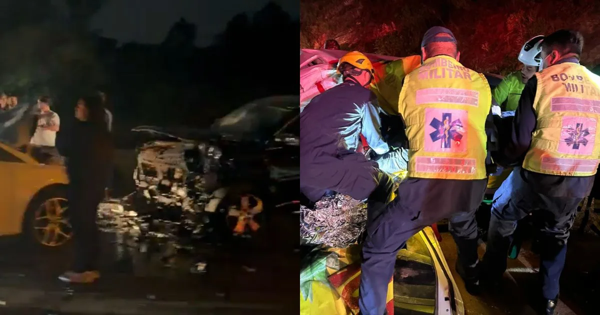Acidente na BR-101 foi provocado por motorista bêbado que invadiu a contramão com caminhonete em SC