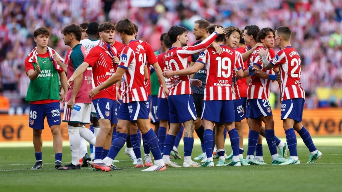 Atletico Madrid Beat 10-Man Real Madrid 2-1 After Dean Huijsen Red Card In La Liga Derby