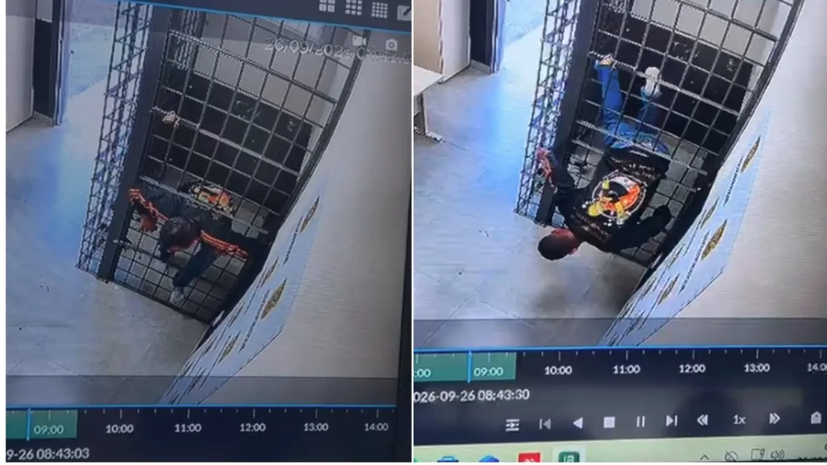 Preso que passou por buraco em grade de cela e fugiu de delegacia em Florianópolis é denunciado