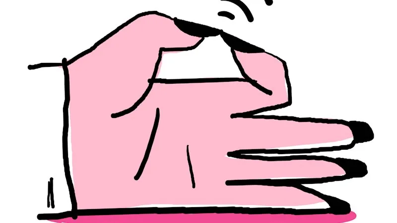 My colleague’s long, pointy fingernails make me retch