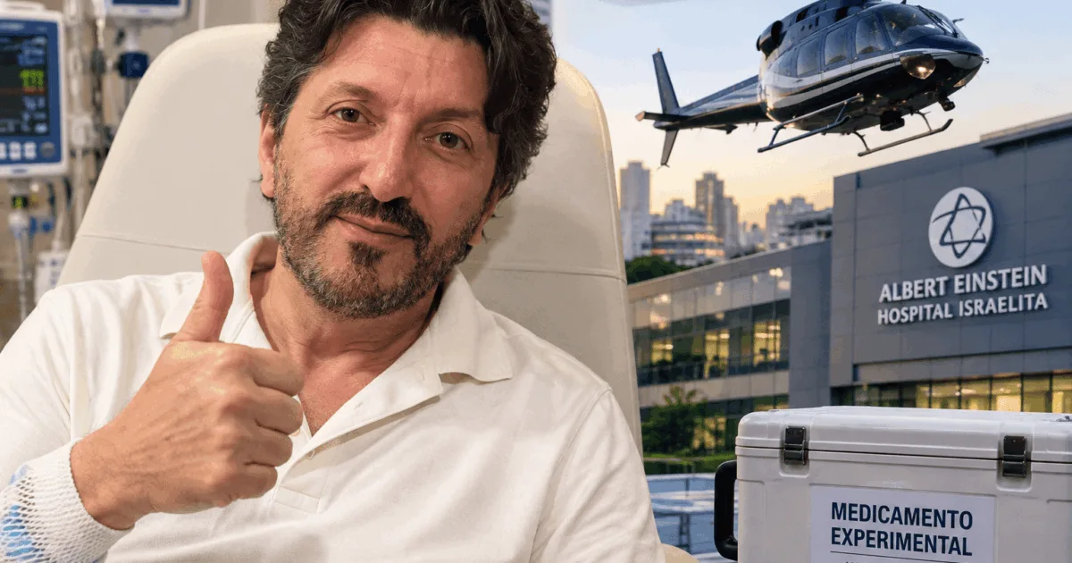Medicamento experimental para Lito Sousa chega ao Brasil em operação especial