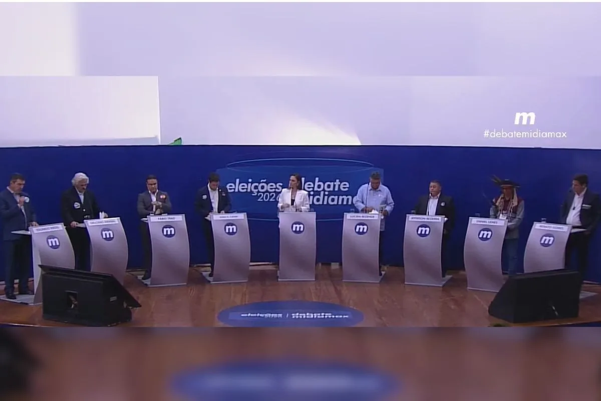 Debate entre candidatos ao governo de MS tem troca de acusações e críticas à gestão estadual