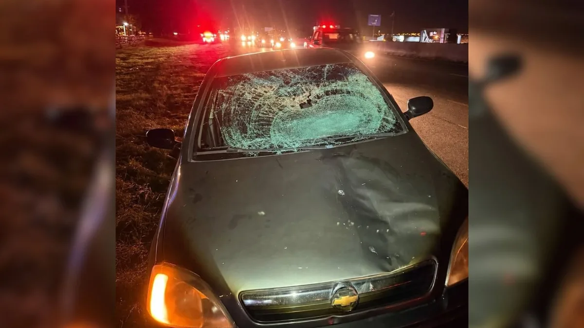 Pedestre morre ao ser atropelado por carro na BR-153 em Rio Preto