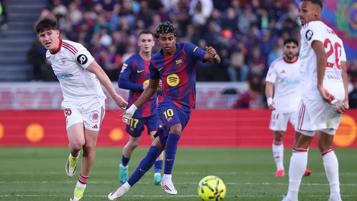 Sevilla vs Barcelona: horario y dónde ver por TV el partido de LaLiga EA Sports