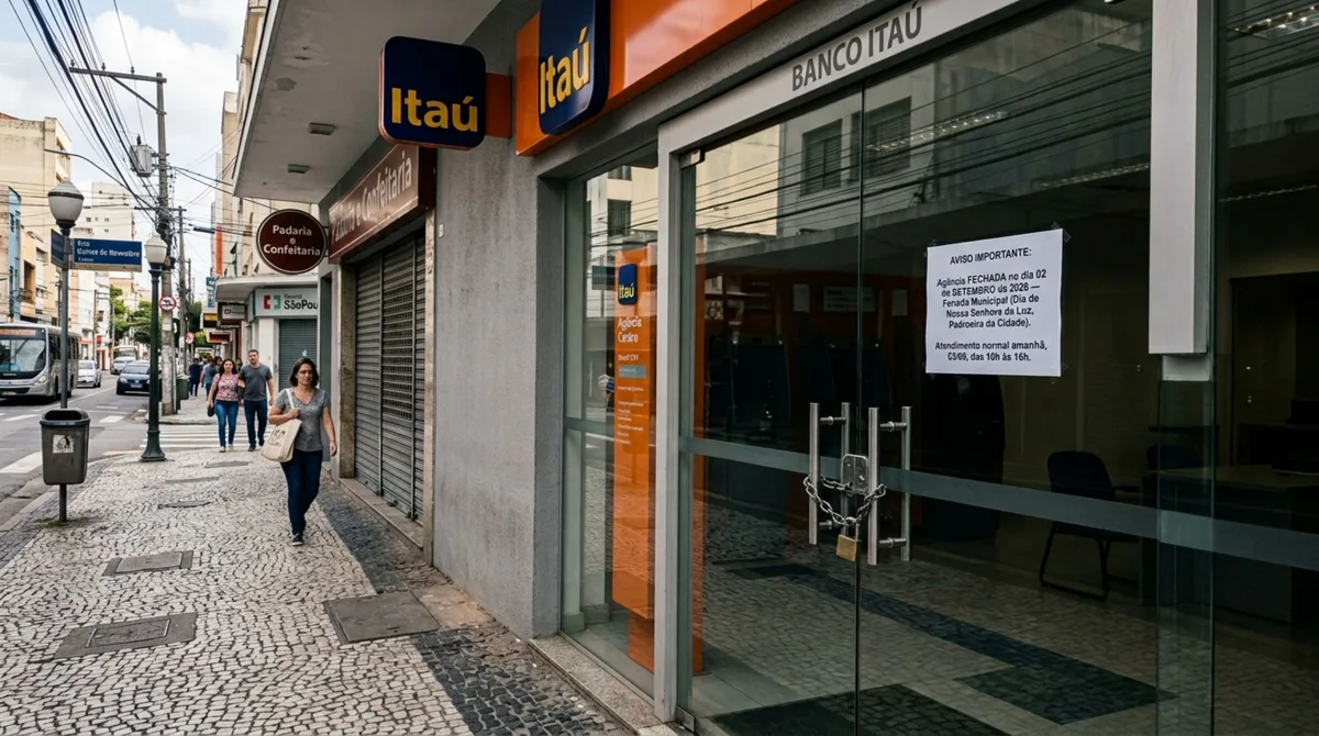 Bancos não abrem 4ª feira