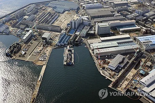 日, 9년 만에 대형 도크 신설 추진…'조선 재건' 박차
