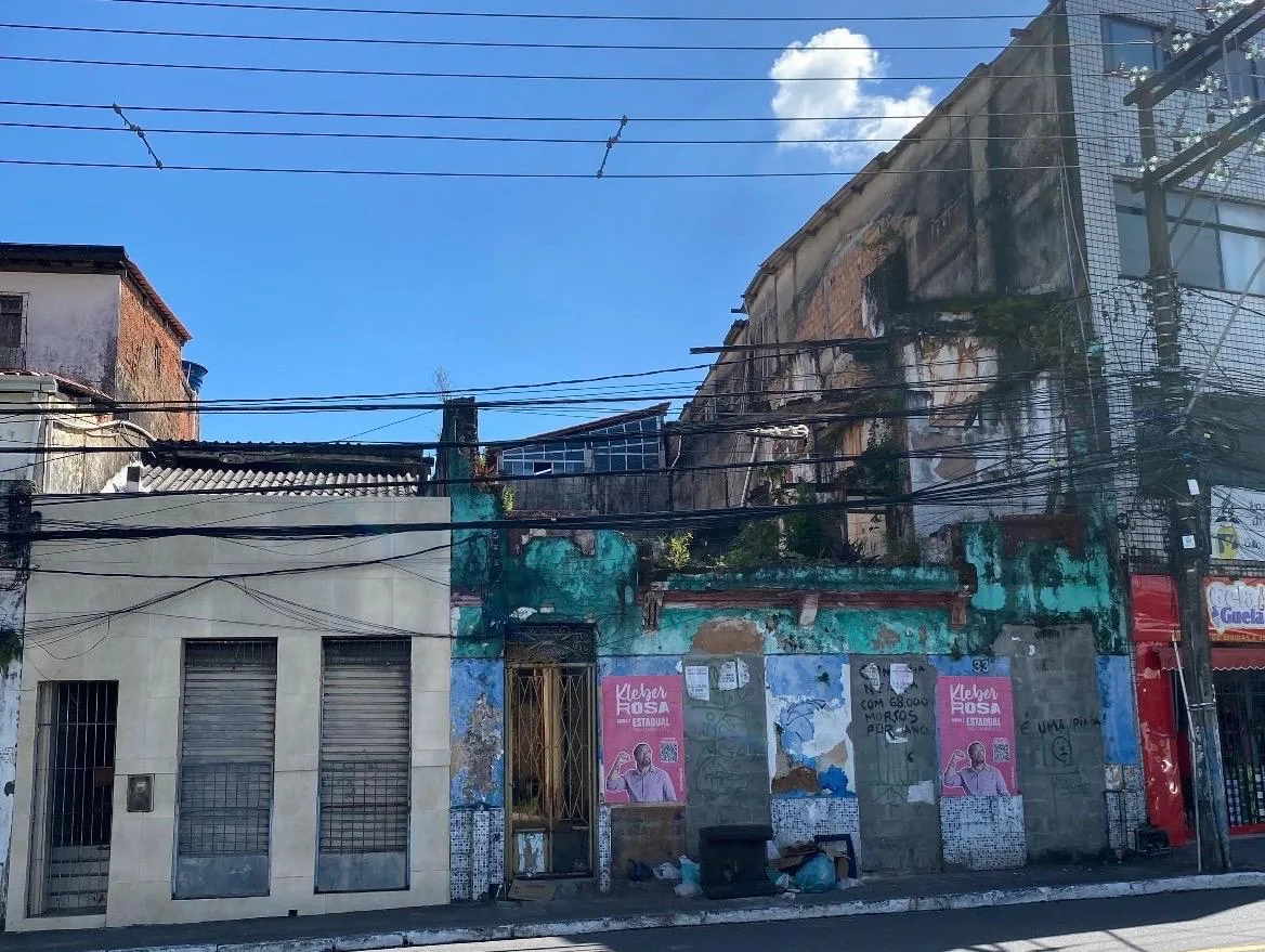Risco de desabamento: imóvel histórico em Salvador passará por obras