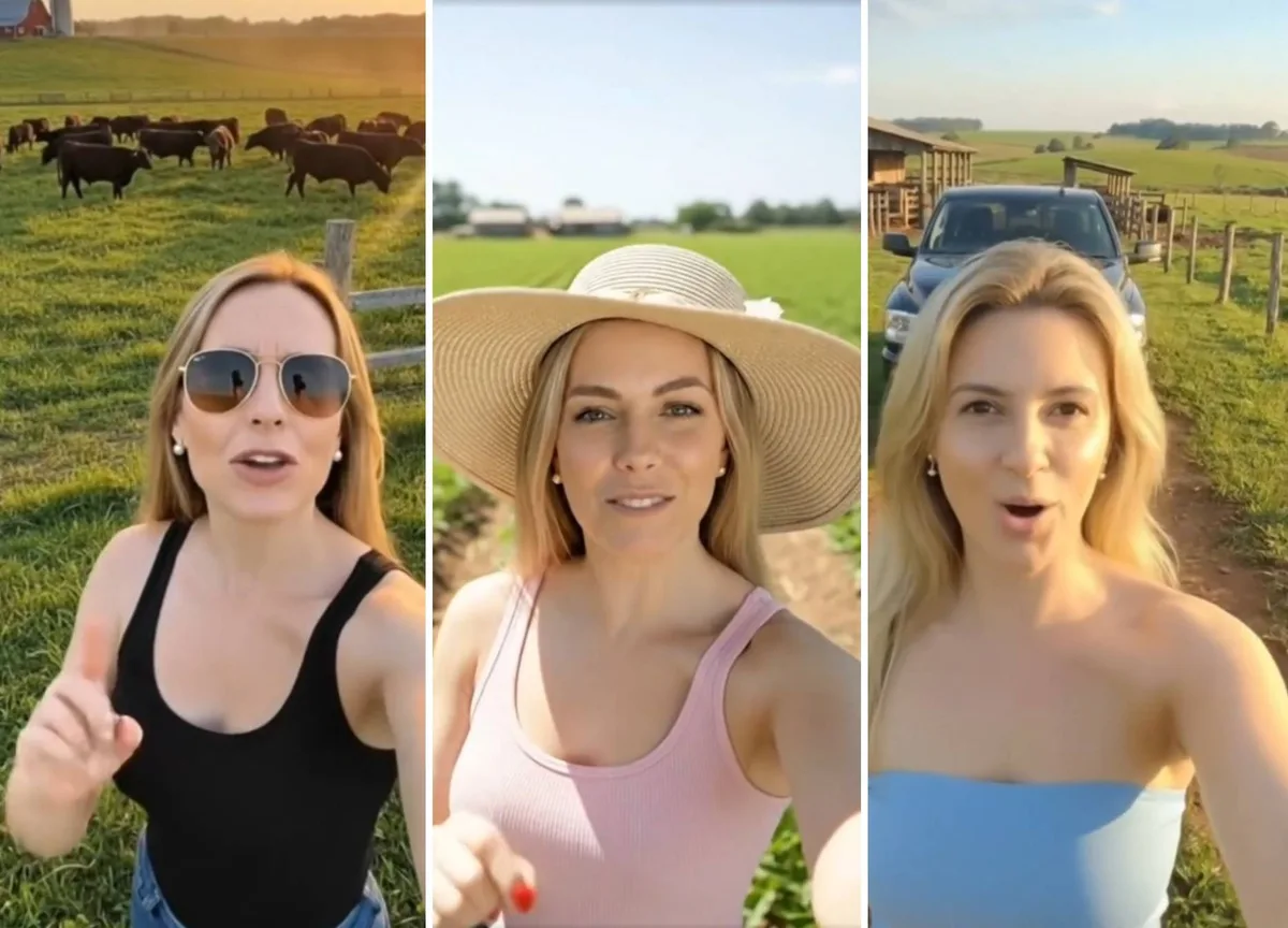 'Quero te bancar', 'fazenda vai ser sua': o que mulher criada por IA que 'enganou' homem promete a seguidores nas redes sociais