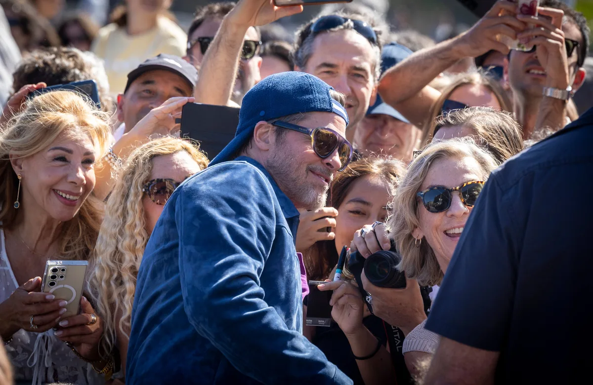 Brad Pitt llega al festival de San Sebastián para presentar su nueva película, ‘En el corazón de la bestia’
