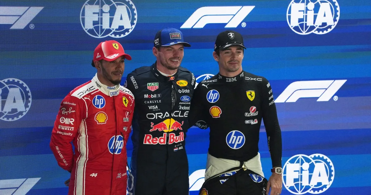 Así queda la parrilla del GP de Singapur de Fórmula 1