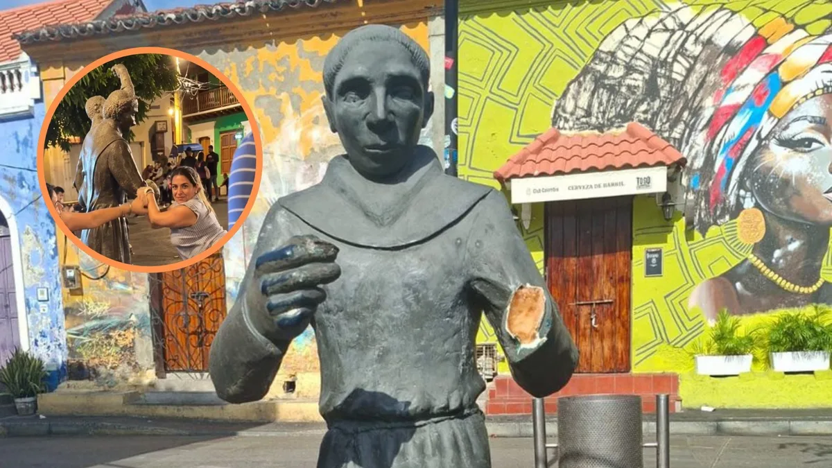 Alcalde de Cartagena reveló que ya identificaron a la mujer que causó caída de la estatua en Getsemaní: “Contrató bots para zafarse de la funa”