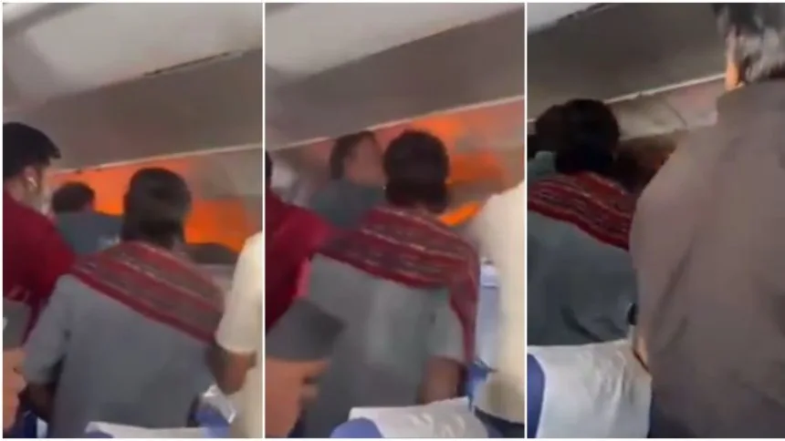 VIDEO: Estallido de un dispositivo electrónico en pleno vuelo causó momentos de pánico y obligó a realizar un aterrizaje de emergencia