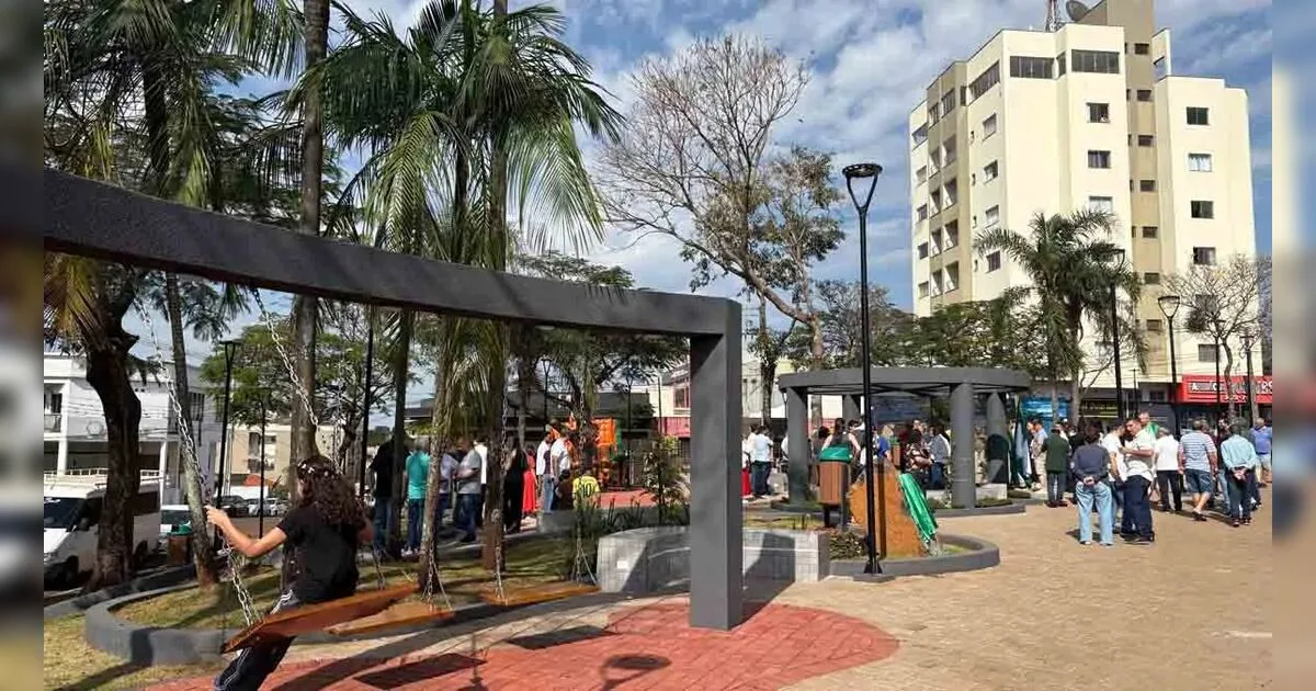 Prefeitura de Ivaiporã inaugura revitalização da Praça Mário Moreira Bonfim