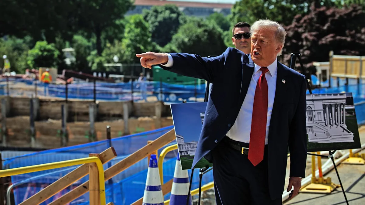 Jetzt doch! - Trumps Ballsaal darf weitergebaut werden