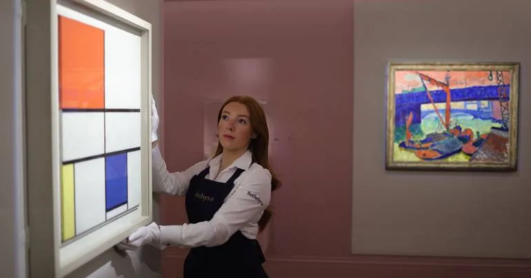 Obra de Mondrian vai a leilão por 23 a 35 milhões de euros