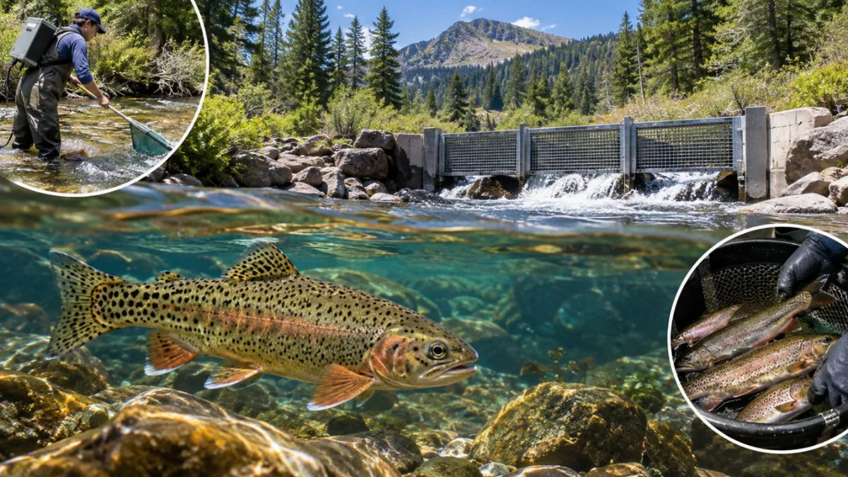 Arizona’s Apache trout neared extinction; after recovery, a new barrier protects 22 miles of habitat