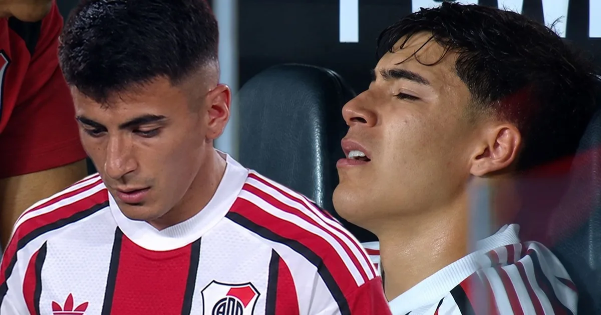 Mala para River y la Selección: Thiago Almada salió lesionado
