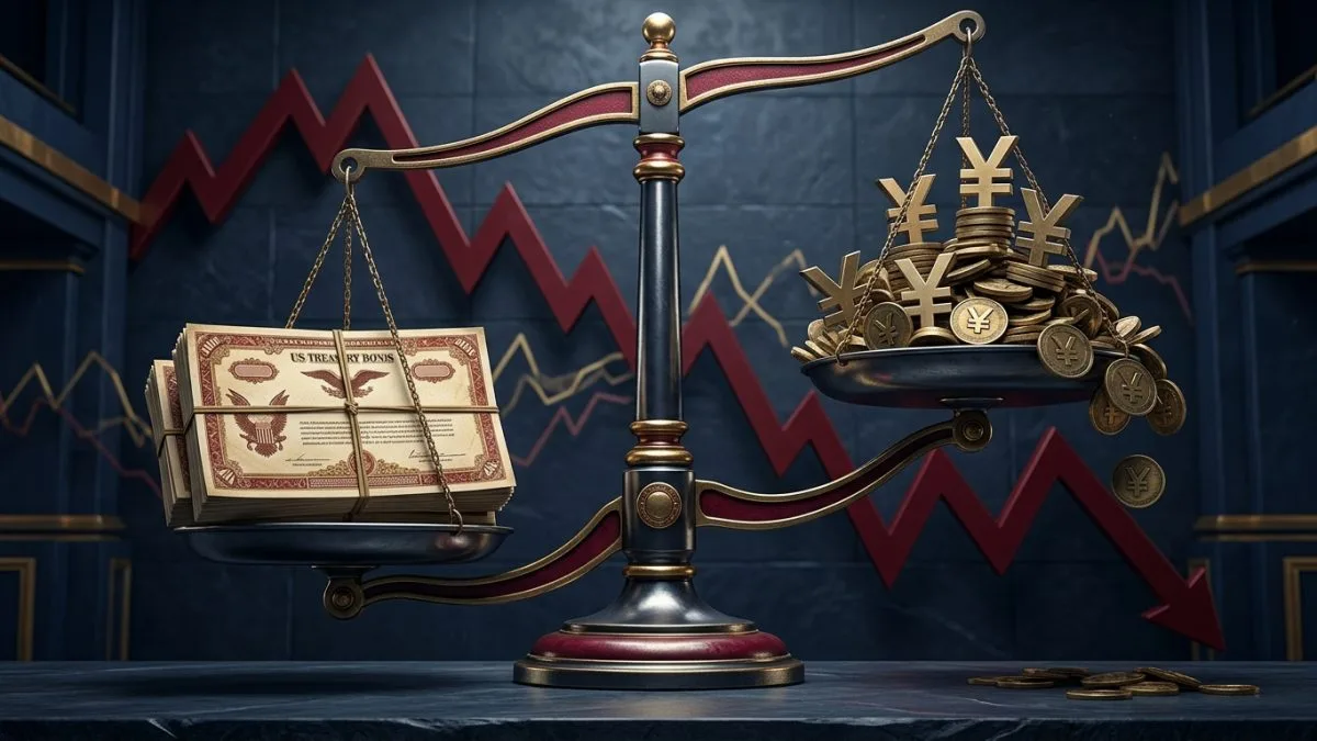 O Japão vendeu US$ 90 bilhões em títulos americanos. O que isso faz com os juros e com o seu financiamento?