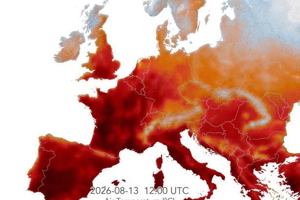 New timelapse maps show how scorching 40C heatwave spread across Europe causing tens of thousands of deaths