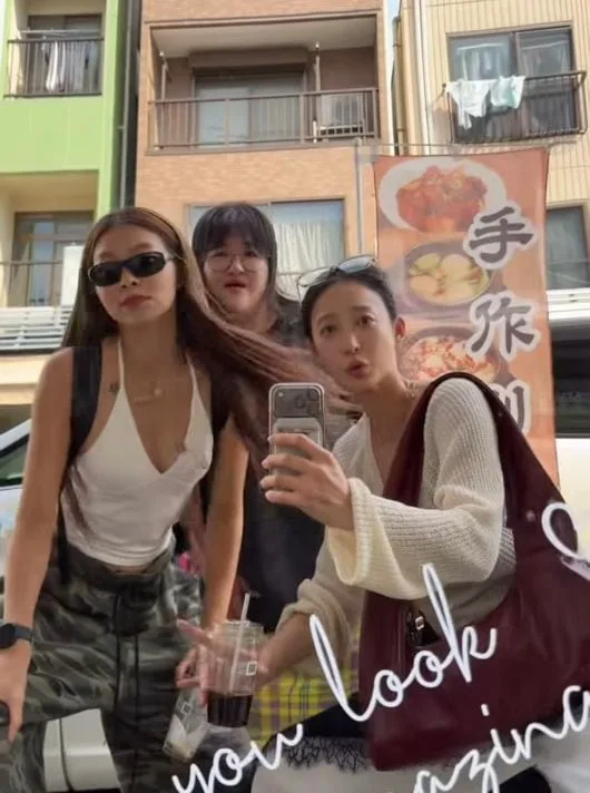 이국주, 송해나·EXID 혜린의 日 방문에 신났다···찐친 모드 엄청 나