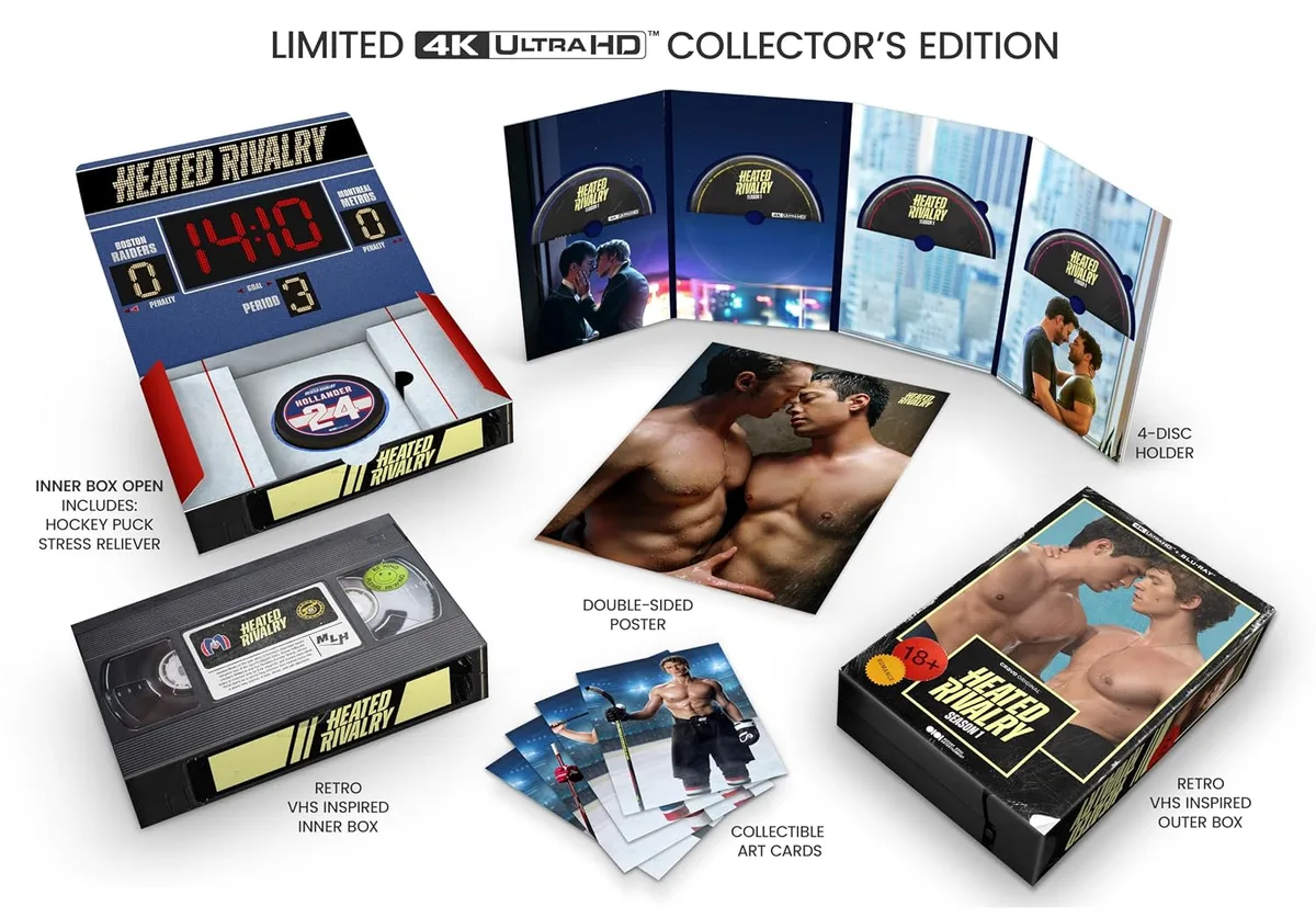 ‘Heated Rivalry’ Sets Collector’s Edition Blu-ray Release With Steamy Posters, Collectible Art Cards and Special Features