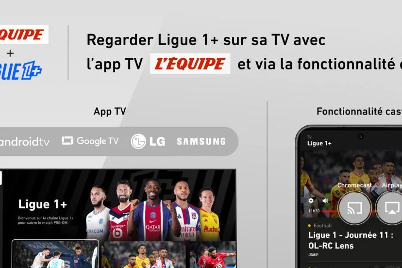 Abonnement L'Équipe + Ligue 1+ : comment regarder Ligue 1+ sur ma télévision ?