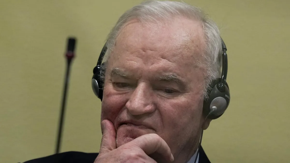 Ratko Mladic, war criminal and former Bosnian Serb military leader, dead