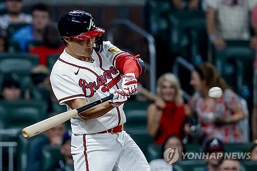 MLB 애틀랜타 김하성, 20일 만에 선발 출전해 1안타 1도루