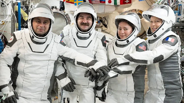 NASA's SpaceX Crew-12 mission undocks from ISS for return to Earth