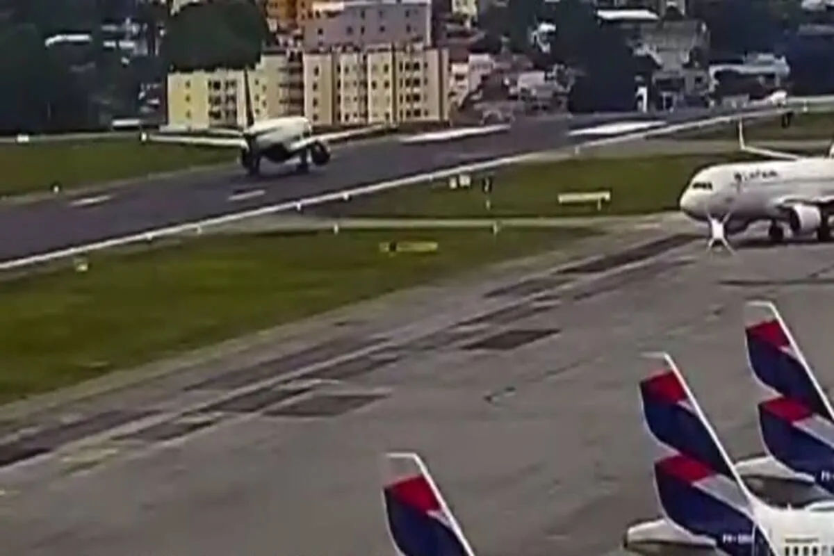 Azul investiga decolagem perigosa de avião no Aeroporto de Congonhas