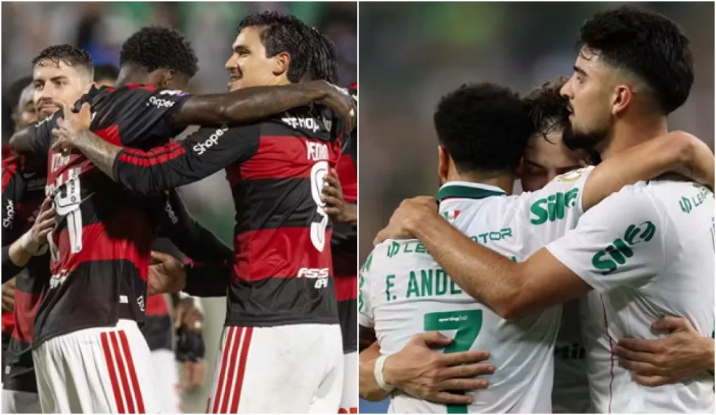 Flamengo encosta no Palmeiras e tem menor distância para liderança desde março; veja pontuações