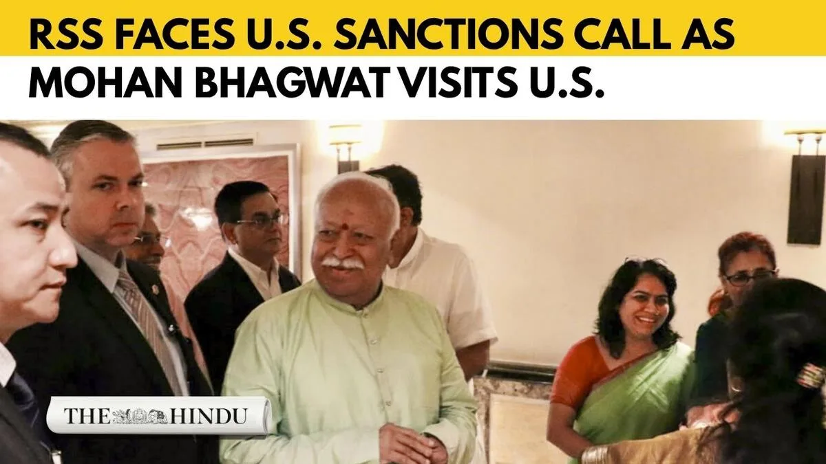 Watch: U.S. religious freedom panel urges sanctions on RSS members over Mohan Bhagwat visit