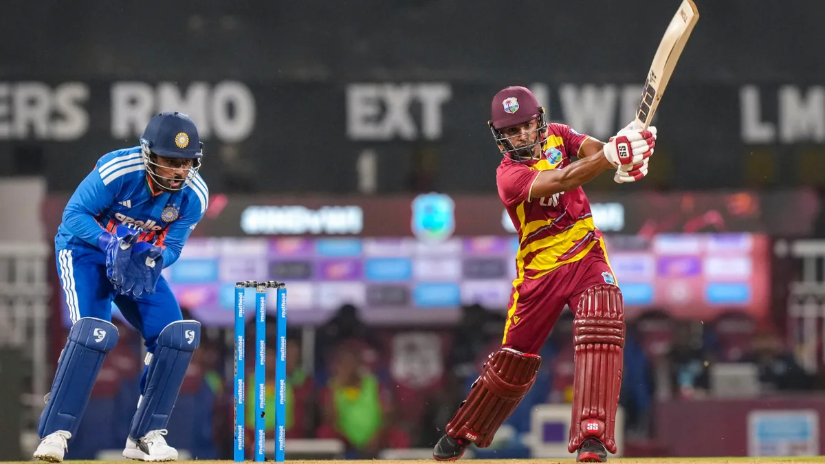 IND vs WI, 3rd T20I: Abhishek smashes 18-ball fifty; India cross 100
