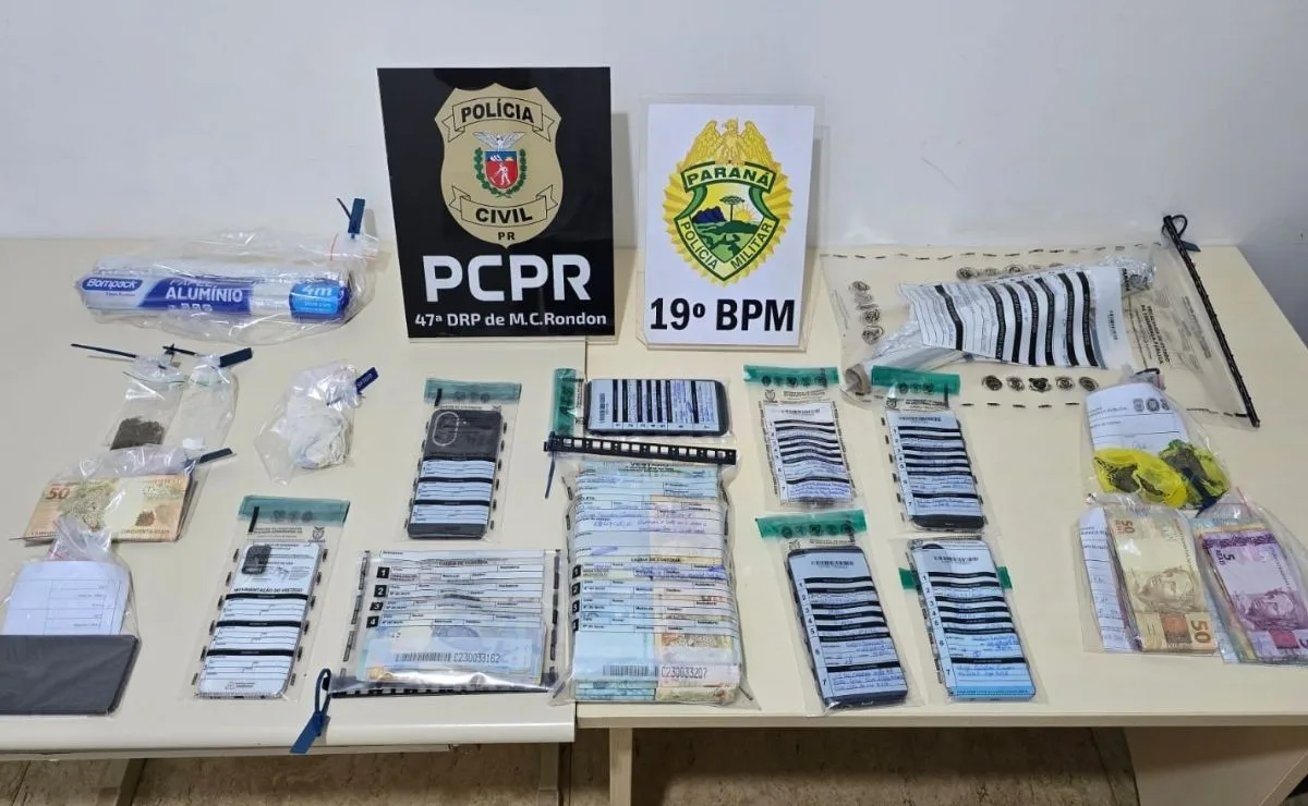 A casa caiu! Operação faz cerco ao tráfico e sete são presos com dinheiro e drogas em Marechal Cândido Rondon