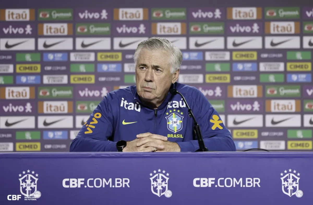 Ancelotti anuncia última convocação da Seleção Brasileira em 29 de outubro